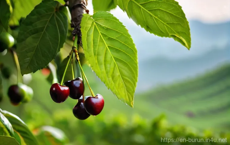 부룬디의 커피 농업 - **Prompt:** An expansive and organized view of a bustling Burundian coffee washing station during th...