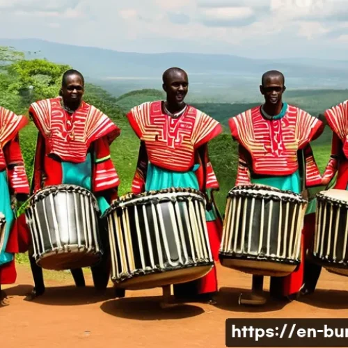 Home 26 부룬디 유네스코 문화유산 후보 - **Gishora Drum Sanctuary: Rhythmic Guardians**
"A vibrant and energetic outdoor scene at the Gis...